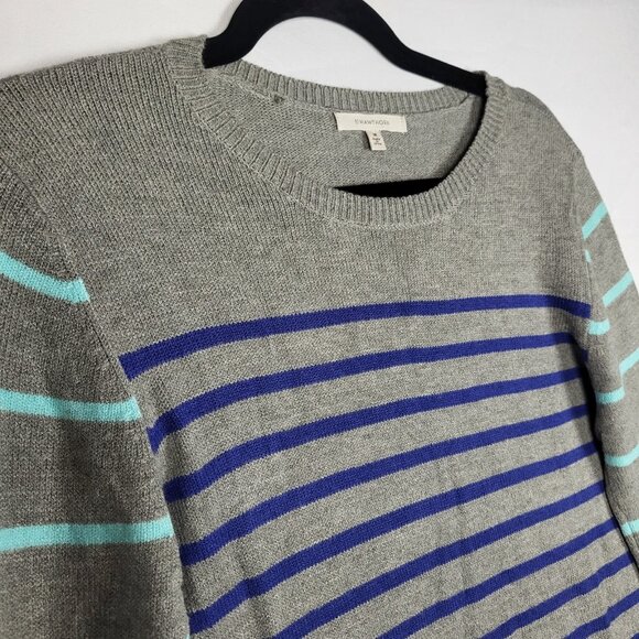 41 Hawthorne Striped Sweater Women s Medium Mulitcolor Soft Lightweight - Picture 4 of 9